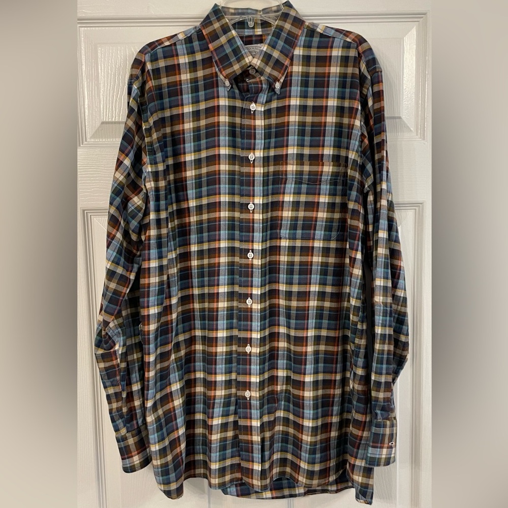 H Stockton lightweight flannel button down